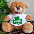 Custom Printed Irish Shamrock Teddy Bear 8912133